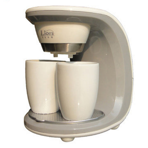 Glantop High Quality 2 Cups Coffee Machine( Ceramic Cup),American or Nescafe Drip Coffee Maker Machine, Free Shipping