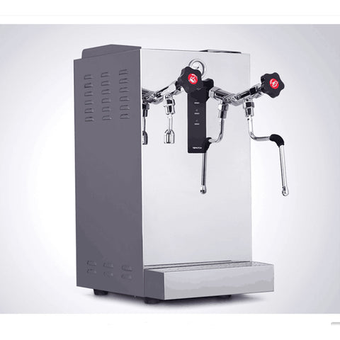 220V Full-automatic 8L Commercial Steam Boiling Water Machine Milk Bubble Machine Espresso Coffee Milk Foam Frother Machine