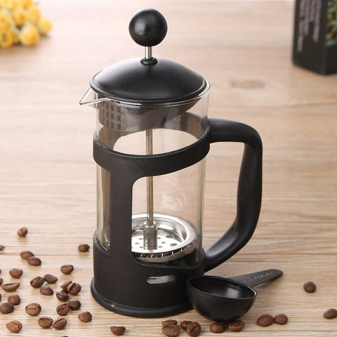 350ml French Press Heat Resistant Glass Coffee Press Tea Filter Plunger Coffee Maker Pot Home Coffee Accessories