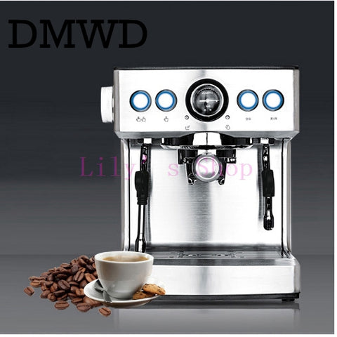 mini portable household  1150W semi-Espresso Automatic Multifunctional Coffee Maker Cafe Machine Smarthome Steam EU US plug