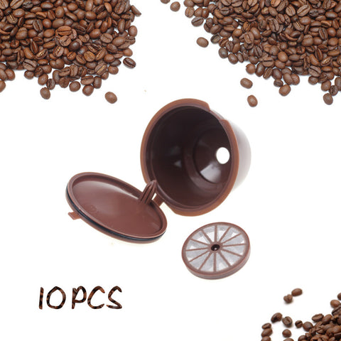 10pcs/pack use 500 times Refillable Dolce Gusto coffee Capsule nescafe dolce gusto reusable capsule dolce gusto capsules