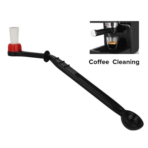 Coffee Machine Cleaning Brush Nylon Elbow Espresso Coffee Maker Brush Blunt Boiled Black Group Head Coffee Capsule Kitchen Tool