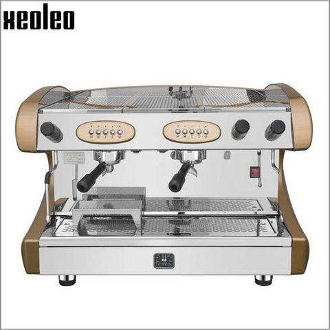 Xeoleo Double nozzle Commercial Semi-Automatic Espresso machine semiautomatic coffee maker Professional Coffee machine