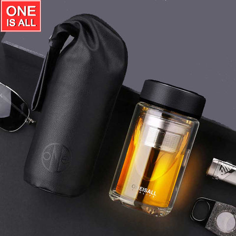 320ML Glass Coffee Mugs Water Bottle Tea Cup Double Wall Glass Tea Cup Mug Juice glasses Water Bottles Tea Cups Coffee Mugs