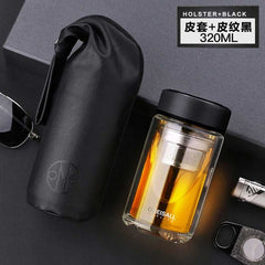 320ML Glass Coffee Mugs Water Bottle Tea Cup Double Wall Glass Tea Cup Mug Juice glasses Water Bottles Tea Cups Coffee Mugs