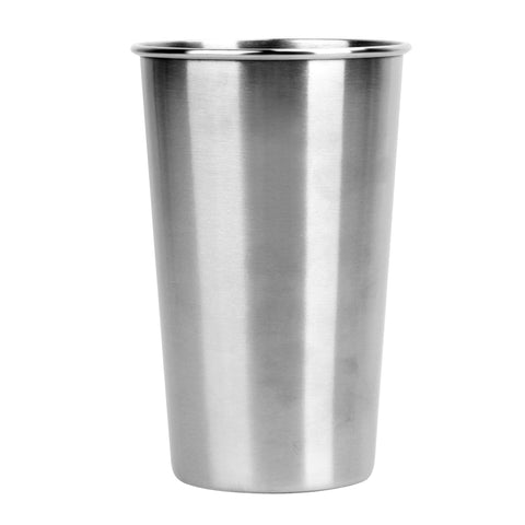 500ML Stainless Steel Cups 16oz Tumbler Pint Glasses 18/8 Metal Cups Hand Cup Drinking Accessories