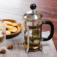 350ML Water Kettle Cafetiere French Filter Glass Coffee Tea Pot Press PlungerCoffee Flower Tea Kettle Jug Home Brewing Tools