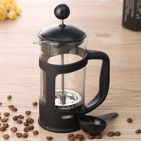 Coffee Press Tea Filter Plunger 350ml French Press Heat Resistant Glass Coffee Maker Pot Home Coffee Accessories