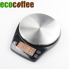 Mini Drip Digital Scale with Timer 0.1-3000G  V60 Coffee  Kitchen Backing Scale American Coffee Maker