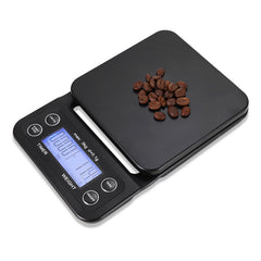 Original 3KG/0.1G Digital Kitchen Scale Food Coffee Weighing Scale + Timer With Back-Lit LCD Display For Baking Cooking