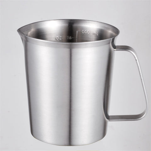 Perfect Coffee Mug Cup Jug 500ml Stainless Steel Digital Measuring Cup Scale Measure Cup